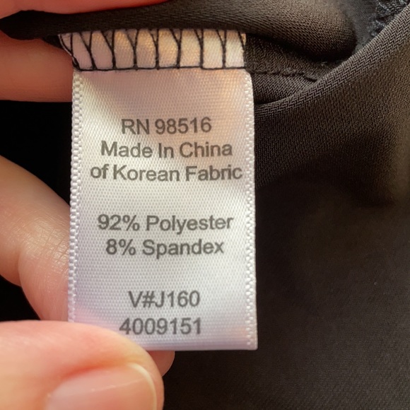 Black Ladies Coldwater Creek Short Sleeve Shirt - Size Small - Picture 6 of 8